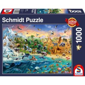 Animal Kingdom – 1000  pz – Schmidt 58324 - immagine 1
