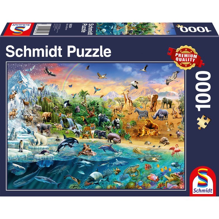 Animal Kingdom – 1000  pz – Schmidt 58324 - immagine 1