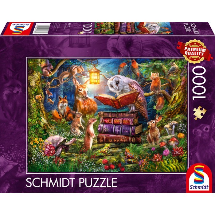 Bedtime stories in the woods – 1000  pz – Schmidt 59779 - immagine 1