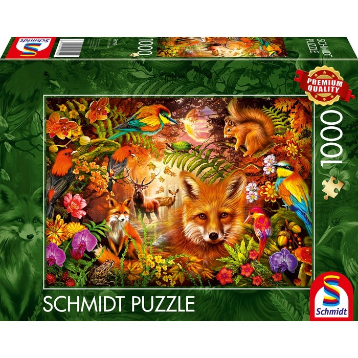 Flowers fur and feathers – 1000  pz – Schmidt 59795 - immagine 1