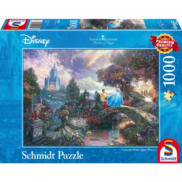 Puzzle Thomas Kinkade: Disney Cenerentola – 1000 pz – Schmidt 59472 - immagine 1