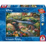 Puzzle Kinkade: Disney Alice nel paese delle meraviglie – 1000 pz Schmidt 59636 - immagine 1