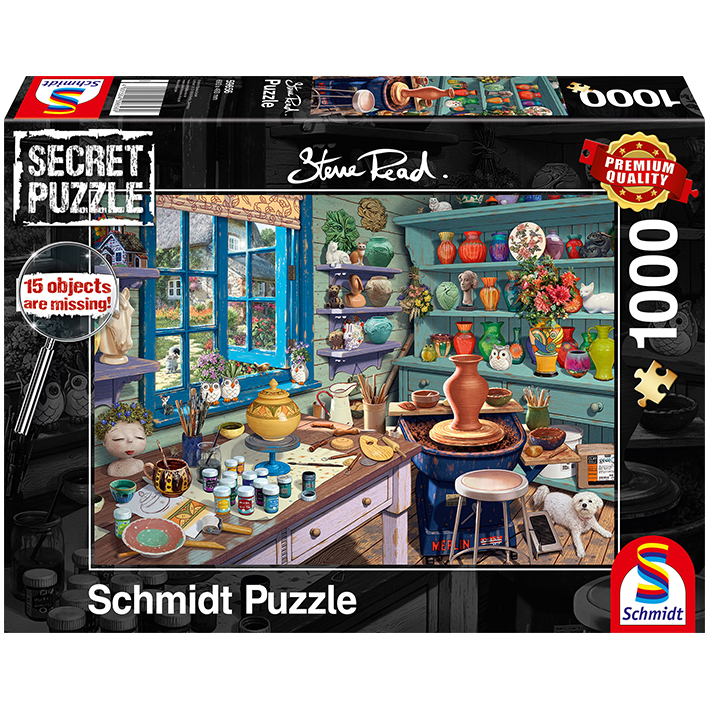 Puzzle Steve Read – Atelier dell’artista – 1000 pezzi – Schmidt 59656 - immagine 1