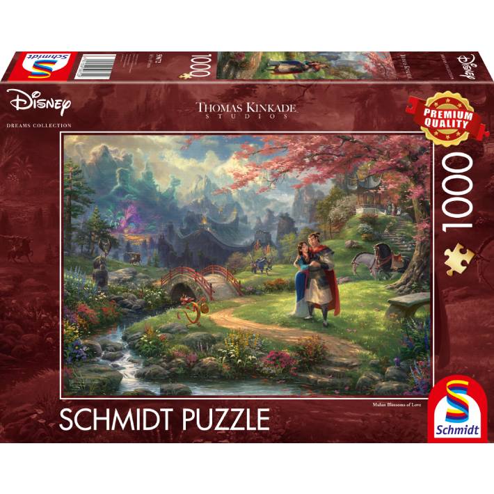 Puzzle Thomas Kinkade – Disney Mulan – 1000 pz – Schmidt 59672 - immagine 1