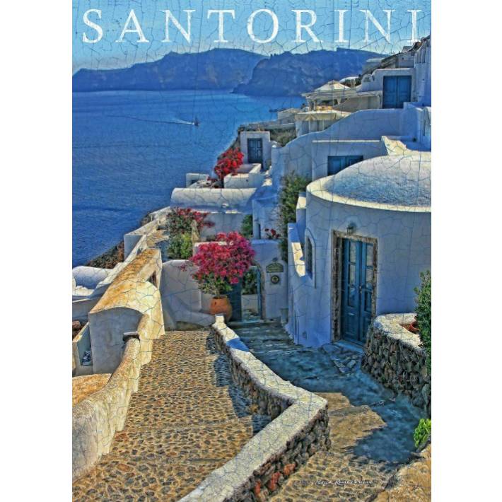 Puzzle Patrick Reid O’Brien – Santorini – 1000 pz – Schmidt 59584 - immagine 2
