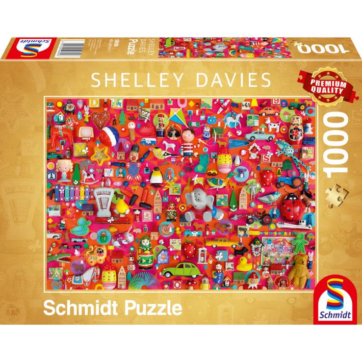 Puzzle Shelley Davies – Giocattoli vintage – 1000 pezzi – Schmidt 59699 - immagine 1
