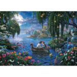 Puzzle Thomas Kinkade: Disney Ariel ed Eric in Barca – 1000 pz – Schmidt 57370 - immagine 2