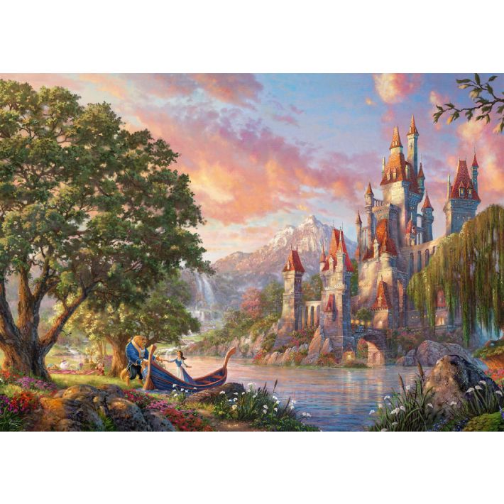 Puzzle Disney – La Bella e la Bestia in riva a lago – 3000 pz – Schmidt 57372 - immagine 2