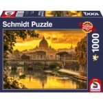 Puzzle Luce dorata su Roma – 1000 pz – Schmidt 58393 - immagine 1