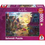 Puzzle Rose Cat Khan – Posta del drago – 1000 pz – Schmidt 57584 - immagine 1