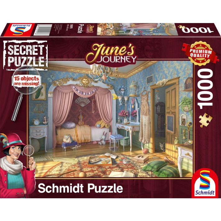 Puzzle June’s Jorney – Camera da Letto di June – 1000 pz – Schmidt 59976 - immagine 1
