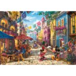 Puzzle Kinkade Disney Topolino e Minnie in Messico – 6000 pz – Schmidt 57397 - immagine 2