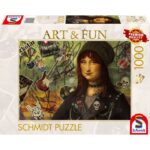 Puzzle Markus Binz – Mona Lisa 2024 – 1000 pz – Schmidt 58529 - immagine 1