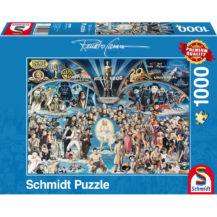Puzzle Renato Casaro – Hollywood – 1000 pz – Schmidt 59398 - immagine 1
