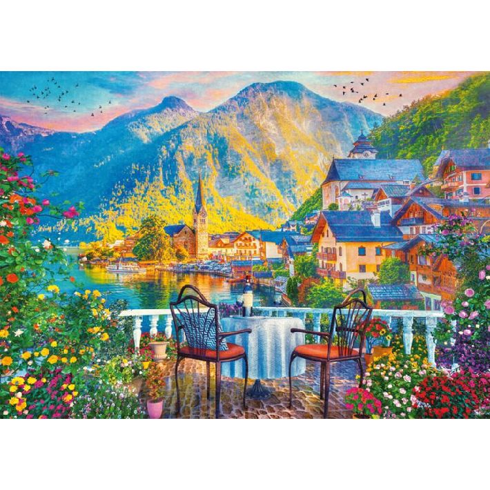 Puzzle Dominic Davison – Pittoresca Hallstatt – 1000 pezzi – Schmidt 59766 - immagine 2