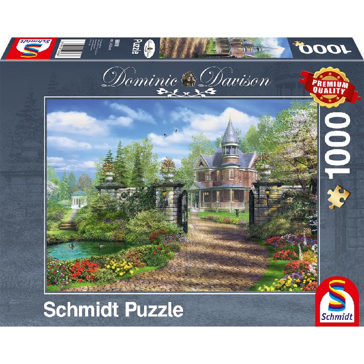 Puzzle Tenuta di campagna idilliaca – 1000 pz – Schmidt 59618 - immagine 1