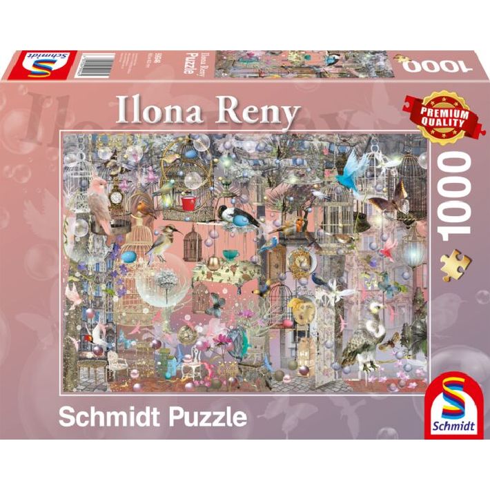 Puzzle Ilona Reny – Bellezza in rosa – 1000 pezzi – Schmidt 59946 - immagine 1