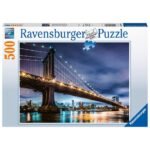 Puzzle New York Panorama – 500 pz – Ravensburger 16589 - immagine 1