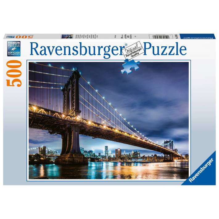 Puzzle New York Panorama – 500 pz – Ravensburger 16589 - immagine 1