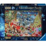 Puzzle Babbo Natale si prende una pausa – 1000 pz – Ravenburger 12001991 - immagine 1