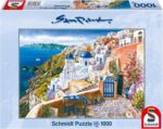 Puzzle Sam Park Vista da Santorini – 1000 pz – Schmidt 58560 - immagine 1