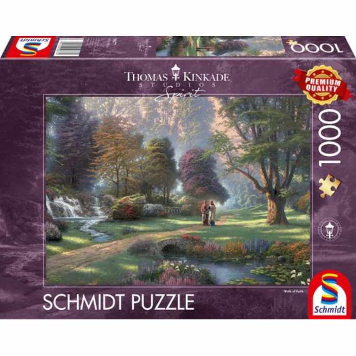 Puzzle Thomas Kinkade – Via della fede – 1000 pz – Schmidt 59677 - immagine 1
