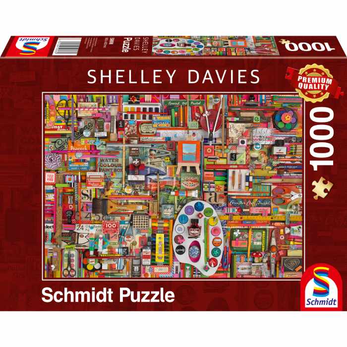 Puzzle Shelley Davies: Artist’s mat – 1000 pz – Schmidt 59698 - immagine 1