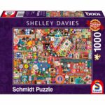 Puzzle Shelley Davies – Giochi da tavolo vintage – 1000 pz – Schmidt 59900 - immagine 1