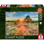 Puzzle Tramonto sulla brughiera – 1000 pz – Schmidt 59768 - immagine 1