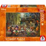 Puzzle Kinkade Disney Topolino e Minnie ad Halloween – 1000 pz – Schmidt 58033 - immagine 1