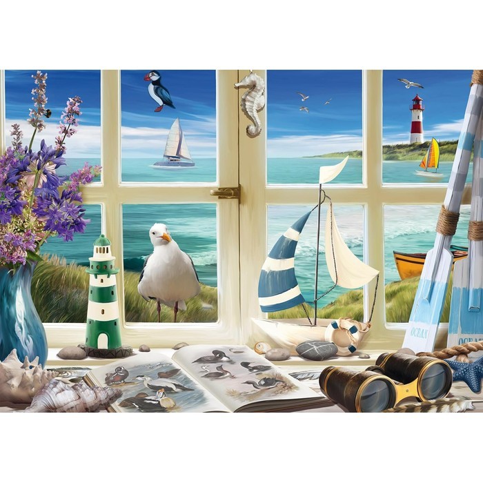 Puzzle Olena: Studio sul mare – 1000 pz – Schmidt 58894 - immagine 2